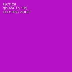 #B711C6 - Electric Violet Color Image